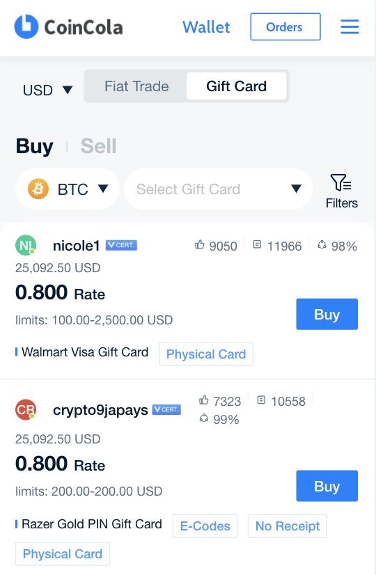 How To Buy Crypto With Gift Card And Sell For Bitcoin Instantly ...